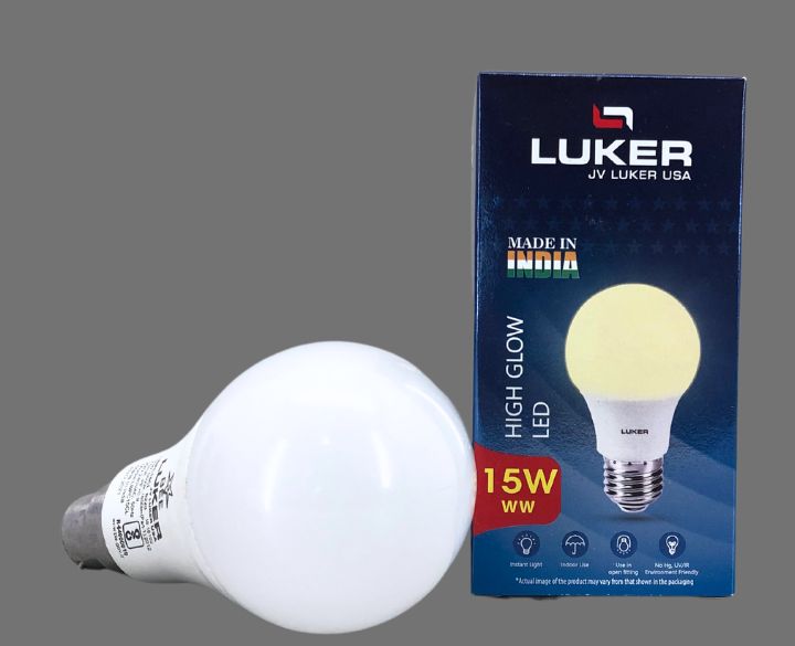 Luker LED Bulb  Warm White Light